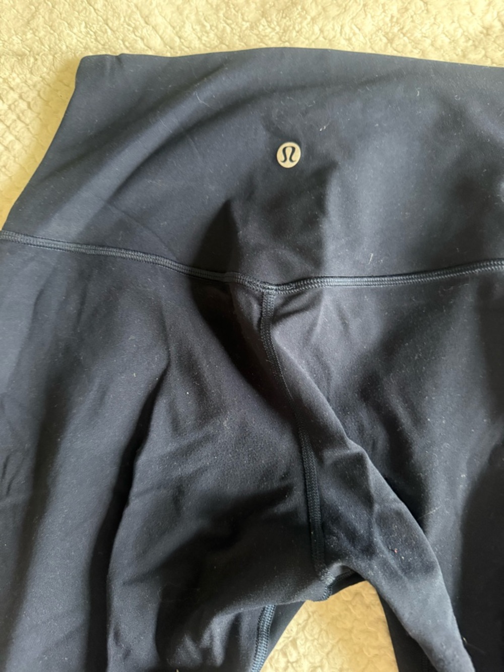 lululemon athletica Black Leggings with Logo